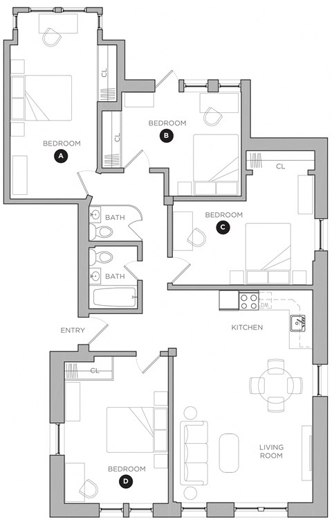 101 S 39th St 1-5 Beds Apartment, Student for Rent - Photo Gallery 51